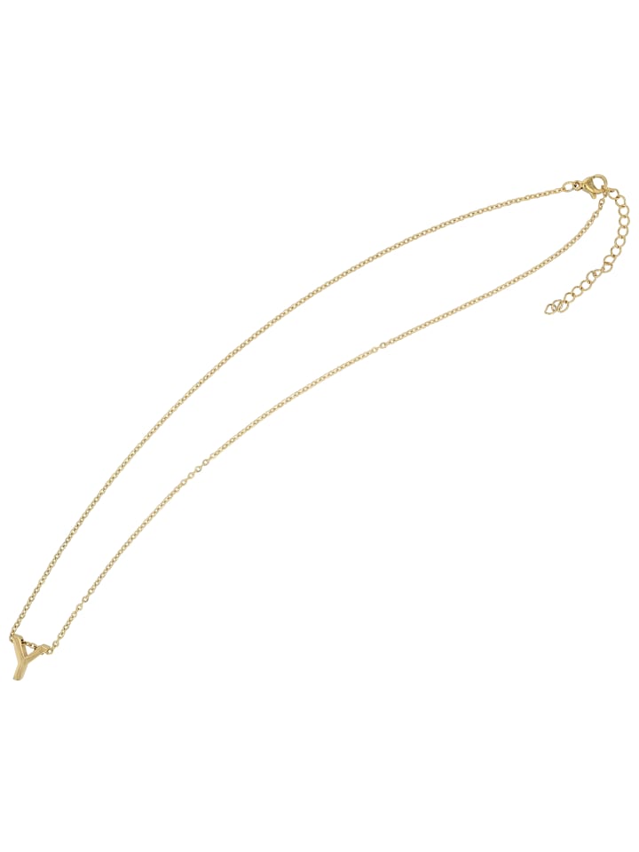 Adeliás Женское колье - буква N из нержавеющей стали 45+5 в золотом исполнении
Adeliás Женское колье - буква N из нержавеющей стали 45+5 в золотом исполнении