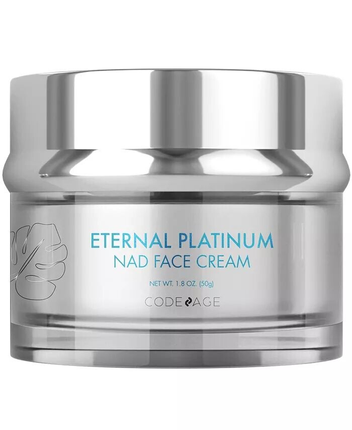 Крем для лица NAD, ресвератрол, ниацинамид, гиалуроновая кислота, коллаген, витамины С и Е - 1,8 унции Codeage, цвет White 
Крем для лица NAD, ресвератрол, ниацинамид, гиалуроновая кислота, коллаген, витамины С и Е - 1,8 унции Codeage, цвет White