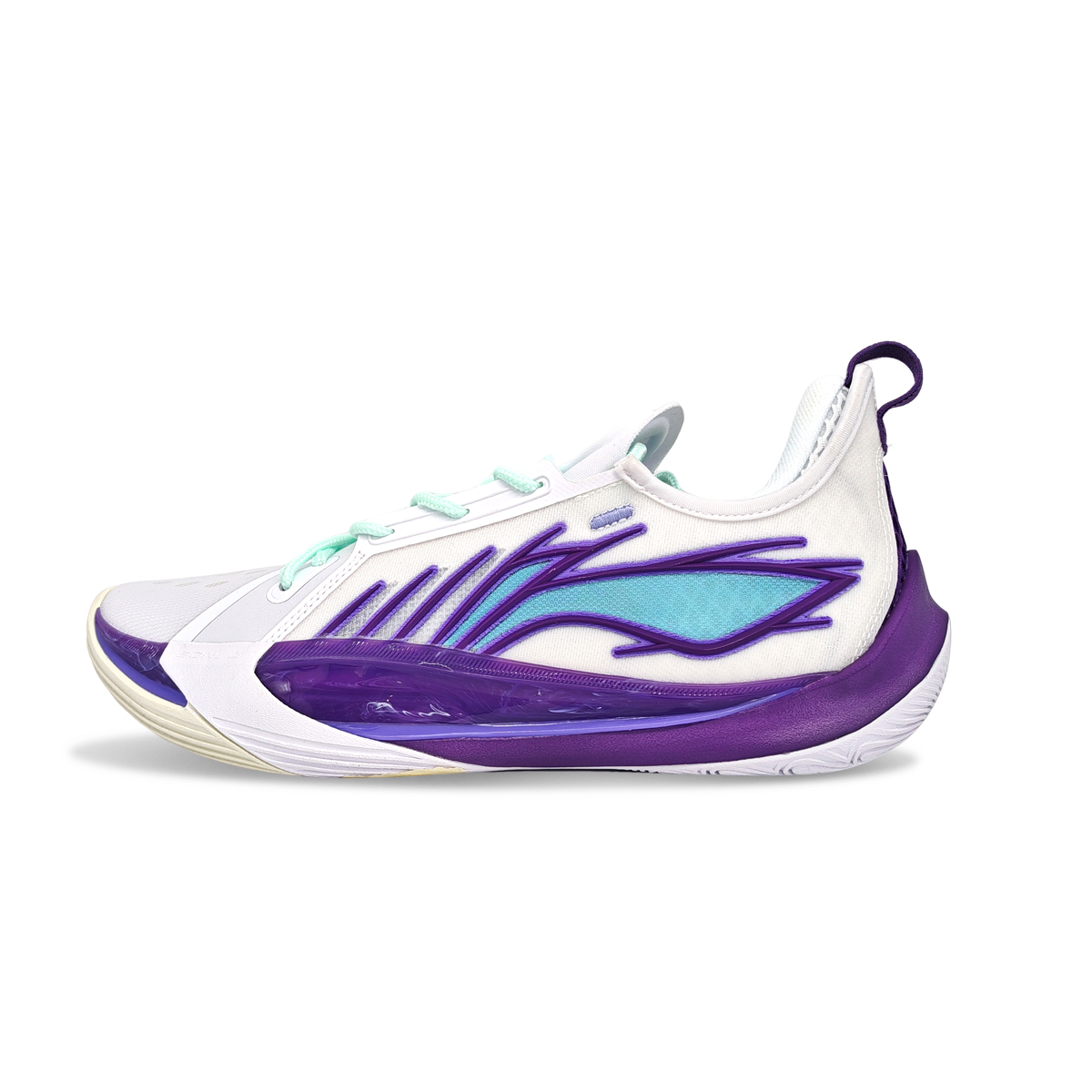 LINING Баскетбольные кроссовки Sonic 13 с амортизацией, противоскользящие, износостойкие, дышащие, низкие, цвет: белый, синий, фиолетовый
LINING Баскетбольные кроссовки Sonic 13 с амортизацией, противоскользящие, износостойкие, дышащие, низкие, цвет: белый, синий, фиолетовый