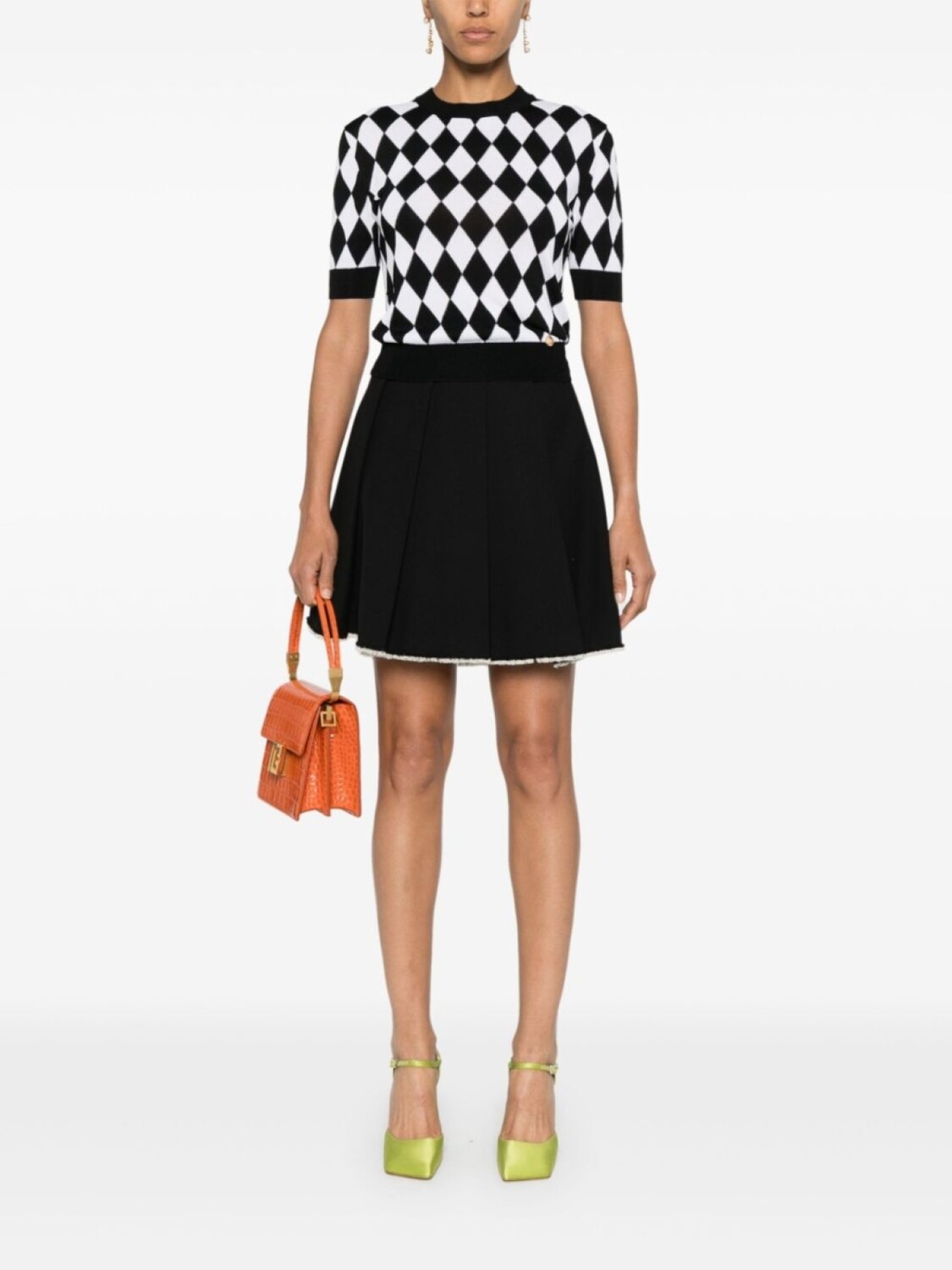 Balmain футболка с ромбовидным узором, черный
Balmain футболка с ромбовидным узором, черный