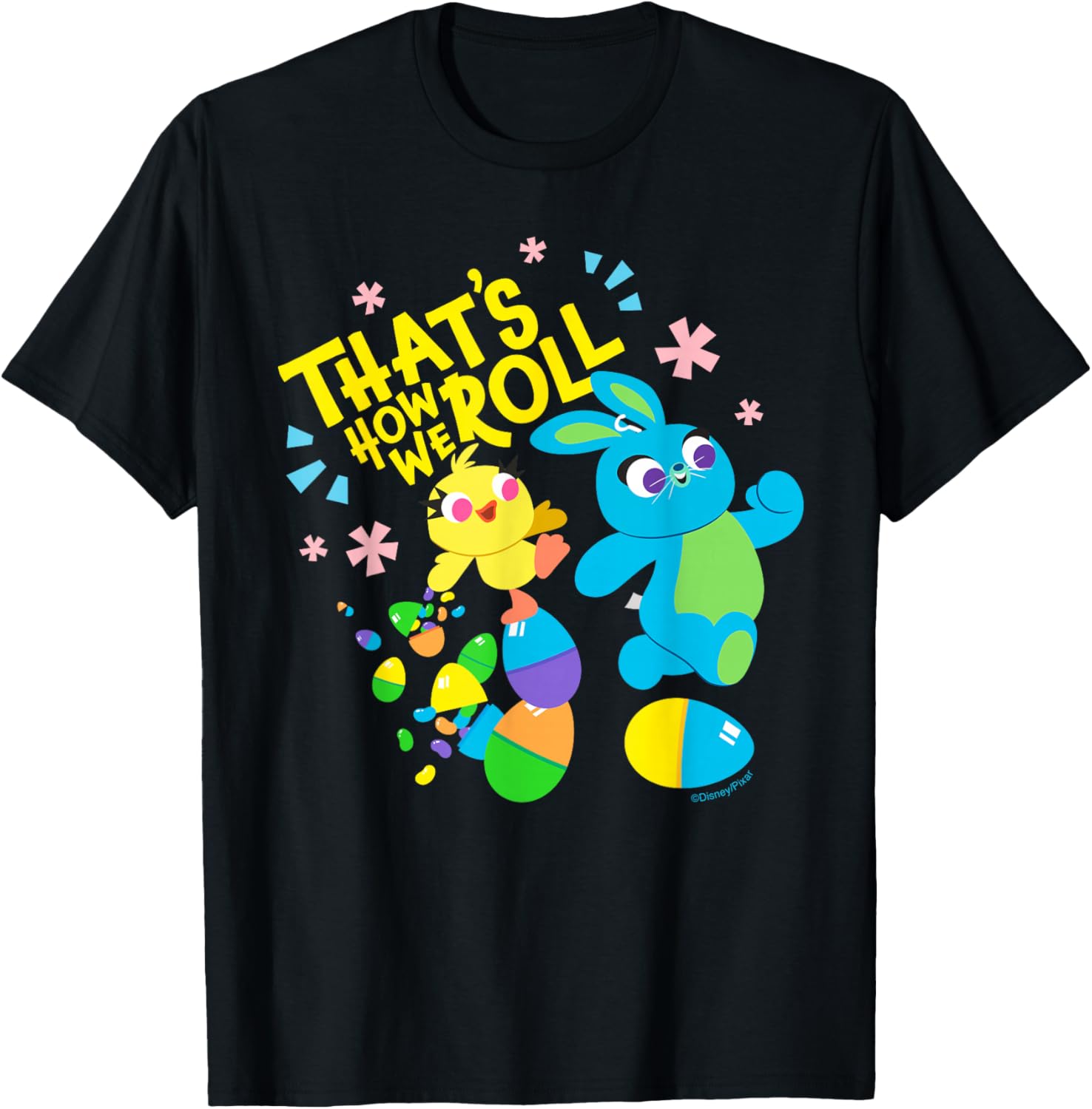 Пасхальная футболка Disney и Pixar «История игрушек 4» с уткой и кроликом, черная Disney Pixar
Пасхальная футболка Disney и Pixar «История игрушек 4» с уткой и кроликом, черная Disney Pixar