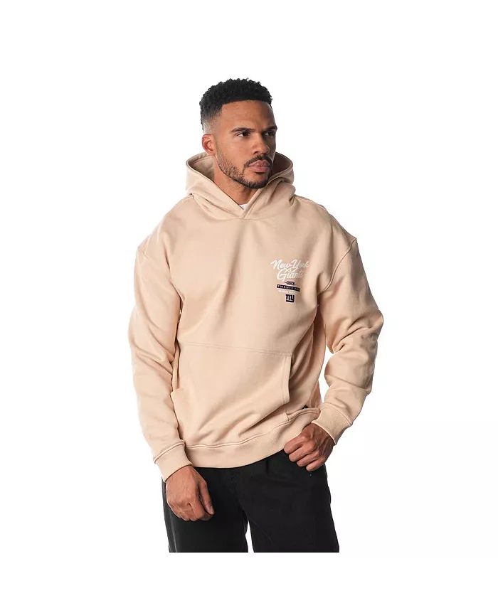 Мужская и женская кремовая флисовая толстовка с капюшоном New York Giants The Wild Collective
Мужская и женская кремовая флисовая толстовка с капюшоном New York Giants The Wild Collective