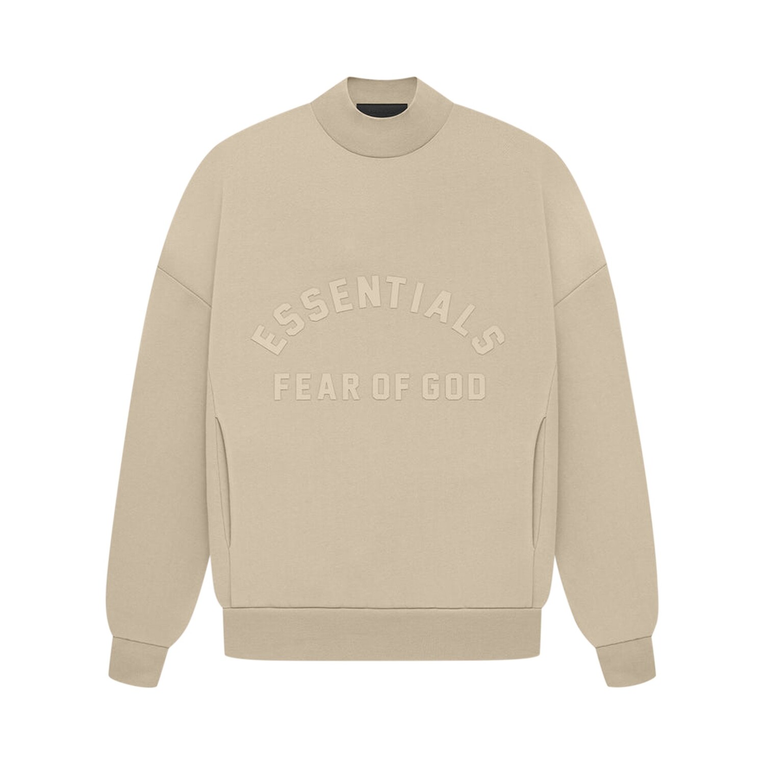 Круглый вырез Fear of God Essentials, цвет Пыльный бежевый 
Круглый вырез Fear of God Essentials, цвет Пыльный бежевый