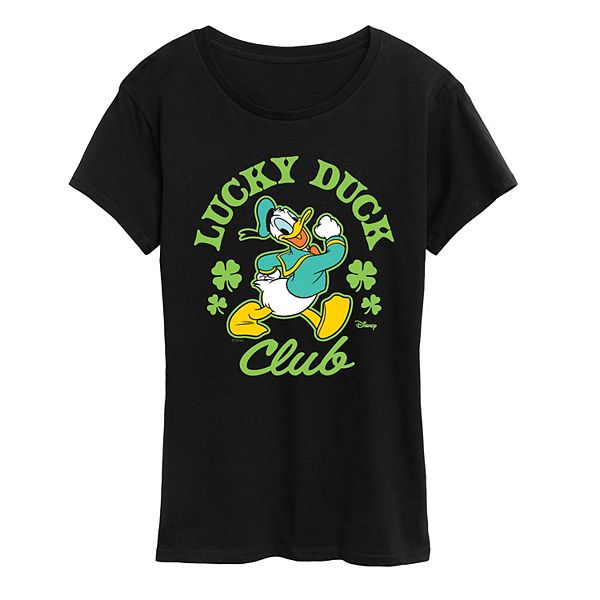 Женская футболка Donald Duck Lucky Duck Club Disney, Black
Женская футболка Donald Duck Lucky Duck Club Disney, Black