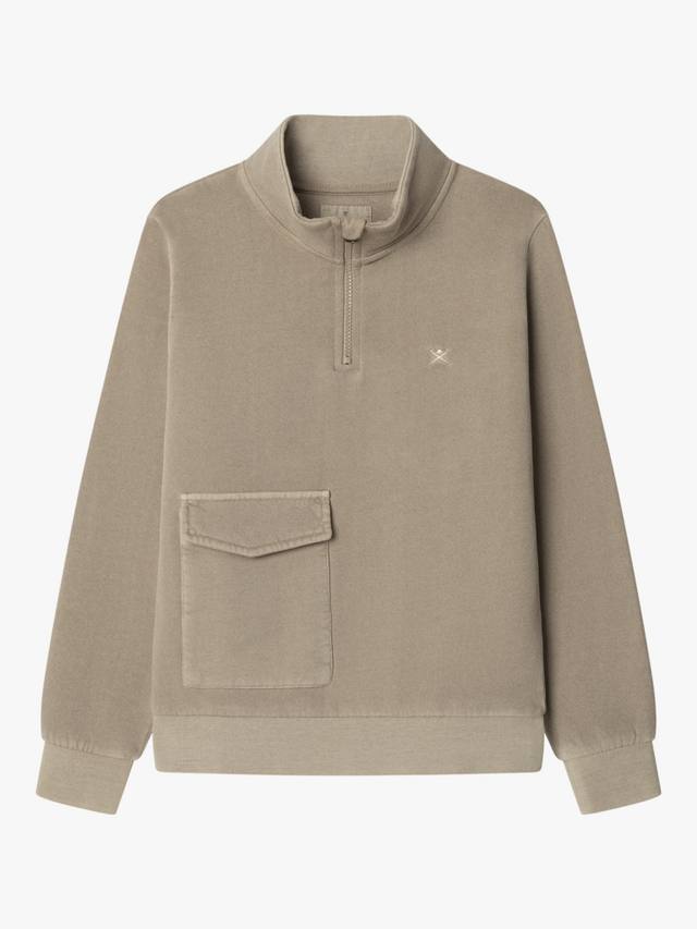 Детская хлопковая толстовка с четвертью молнией Hackett London, Malt Beige
Детская хлопковая толстовка с четвертью молнией Hackett London, Malt Beige
