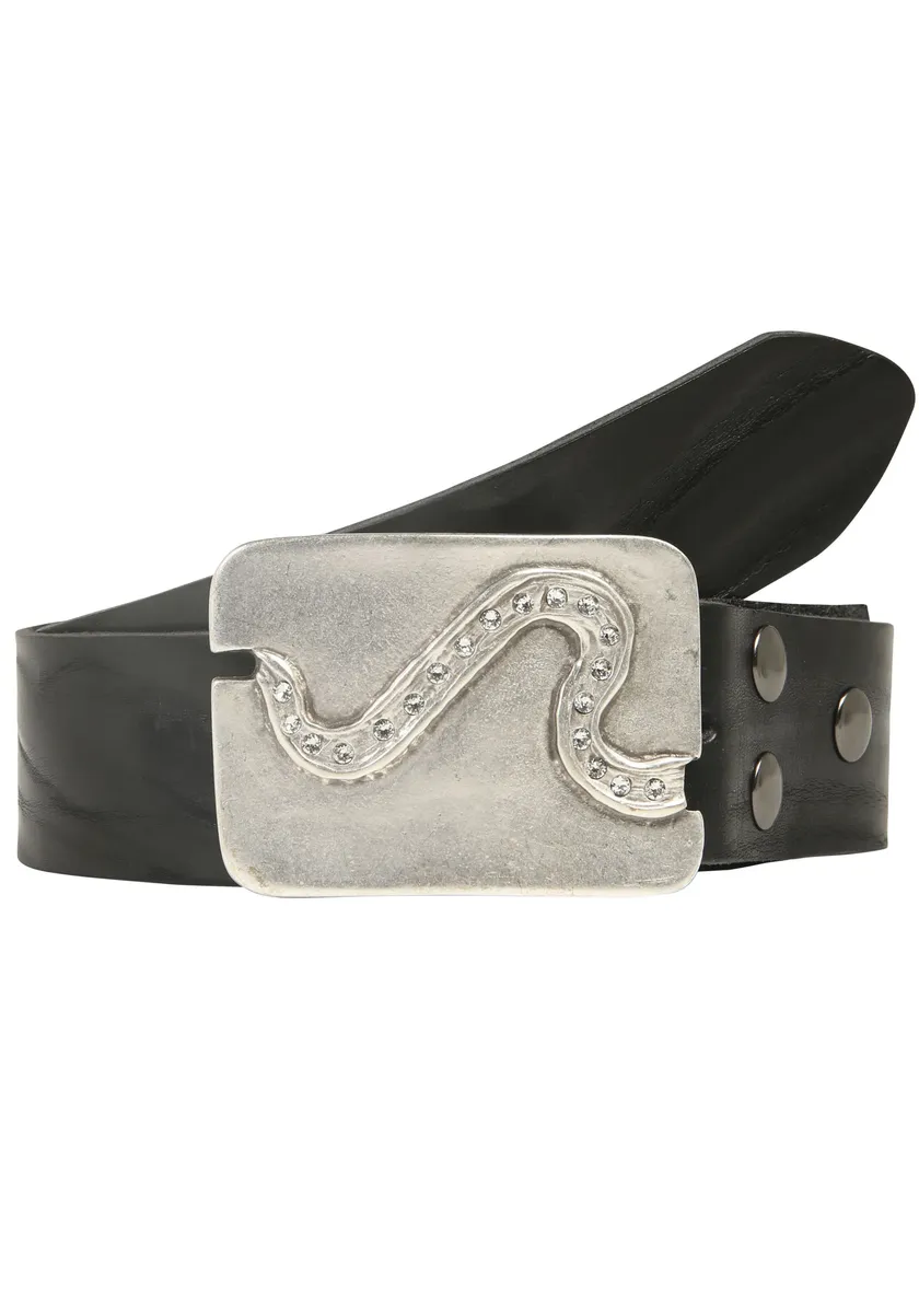 Ремень кожаный LIFEBULT by showroom 019°, со сменной застежкой "Path Swarovski" Rettungsring By Showroom 019°, черный
Ремень кожаный LIFEBULT by showroom 019°, со сменной застежкой "Path Swarovski" Rettungsring By Showroom 019°, черный