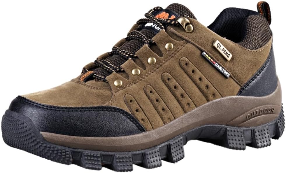 Мужские водонепроницаемые кожаные походные ботинки средней высоты, легкие и удобные, с цветной отделкой, больших размеров Lexamen, коричневый
Мужские водонепроницаемые кожаные походные ботинки средней высоты, легкие и удобные, с цветной отделкой, больших размеров Lexamen, коричневый