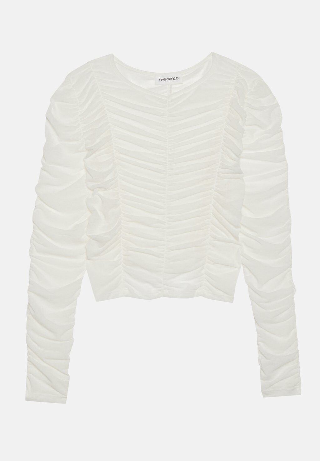 Топ с длинными рукавами Even&Odd, молочный
Топ с длинными рукавами Even&Odd, молочный