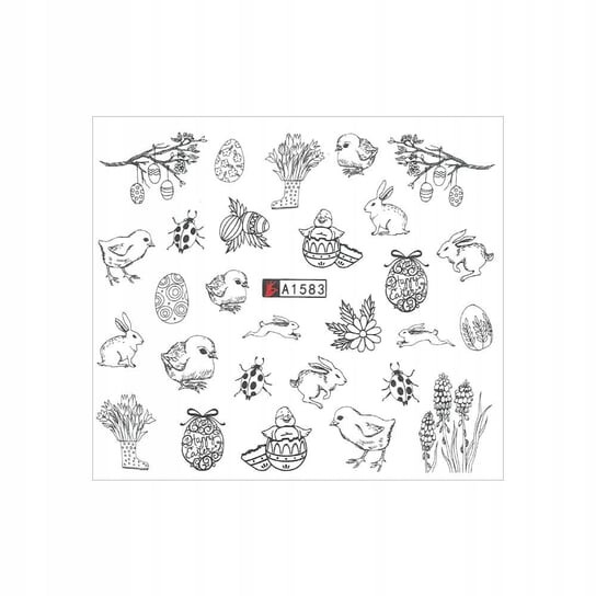 Водная наклейка для ногтей, украшения для маникюра А1583, AllePaznokcie
Водная наклейка для ногтей, украшения для маникюра А1583, AllePaznokcie