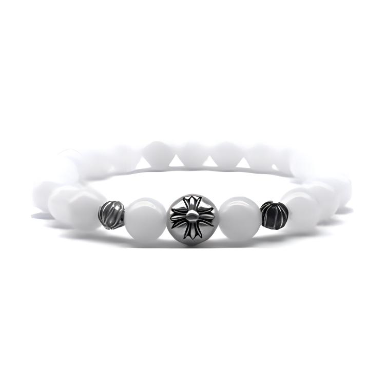 Chrome Hearts Агатовый браслет Unisex White/Silver
Chrome Hearts Агатовый браслет Unisex White/Silver