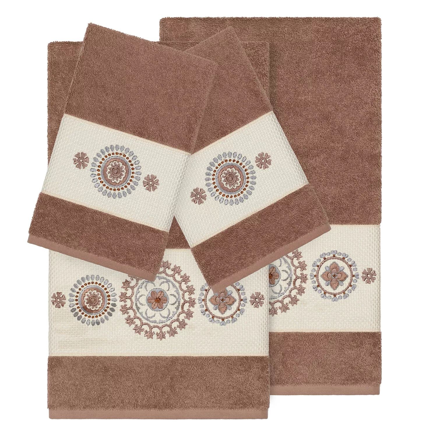Linum Home Textiles Набор из 4 полотенец из турецкого хлопка с украшением Isabelle
Linum Home Textiles Набор из 4 полотенец из турецкого хлопка с украшением Isabelle