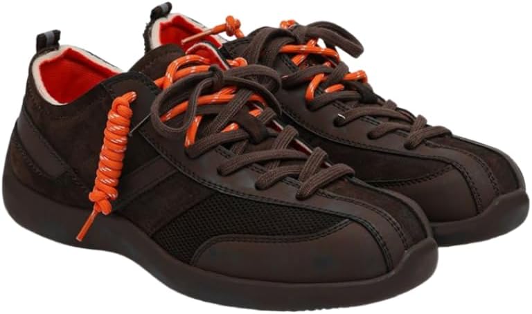 Мужские легкие спортивные кроссовки с шнуровкой, многоцветные - с плоской подошвой, для повседневной носки Hoalox, коричневый
Мужские легкие спортивные кроссовки с шнуровкой, многоцветные - с плоской подошвой, для повседневной носки Hoalox, коричневый