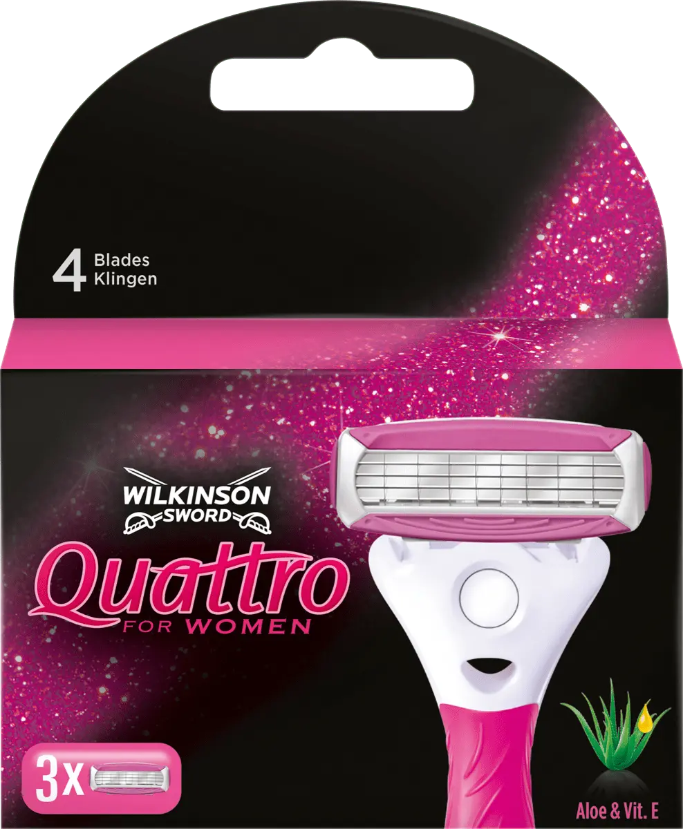 Лезвия для бритвы Quattro женские 3 шт. WILKINSON SWORD
Лезвия для бритвы Quattro женские 3 шт. WILKINSON SWORD