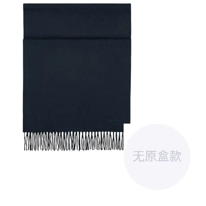HERMES Тёмно-синий кашемировый шарф, Dark Blue
HERMES Тёмно-синий кашемировый шарф, Dark Blue