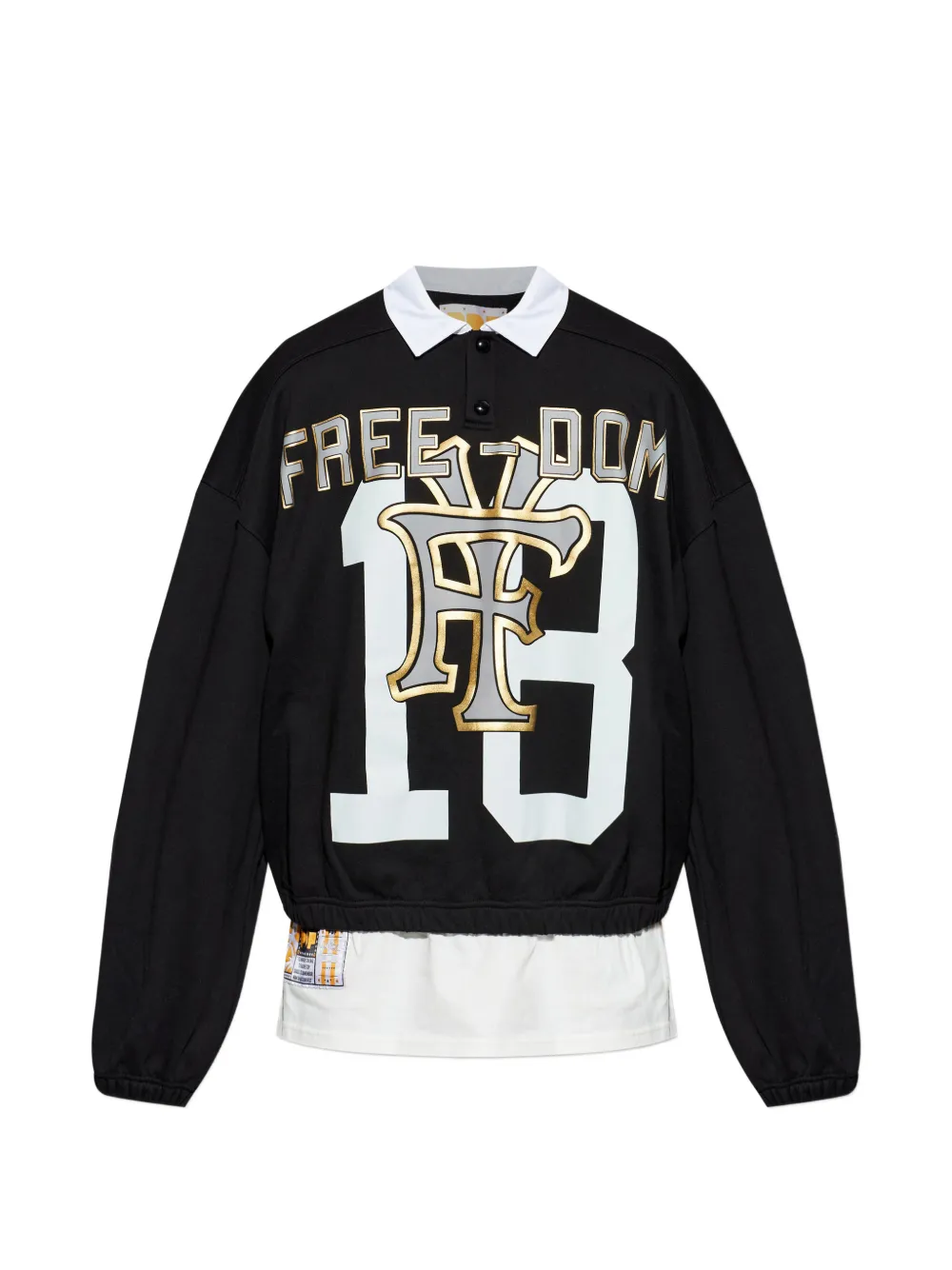 Хлопковый свитшот с графическим принтом Pdf, черный
Хлопковый свитшот с графическим принтом Pdf, черный