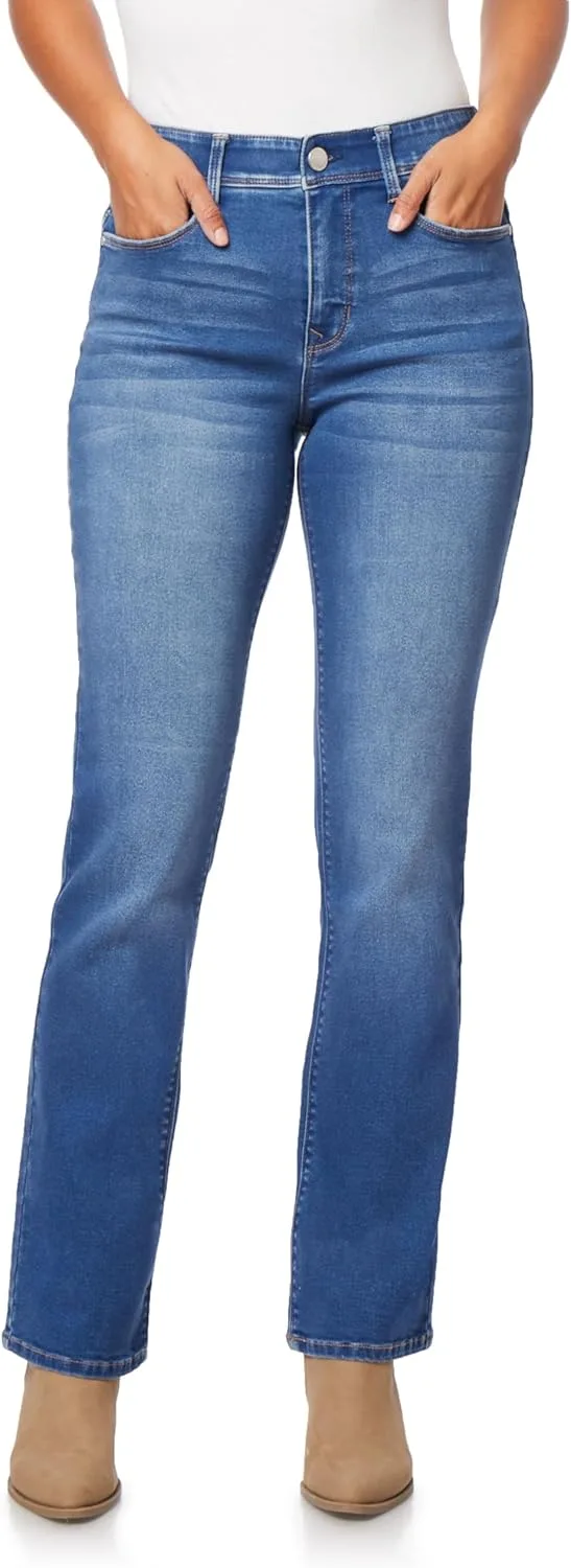 Angels Forever Young 360 Sculpt Bootcut Jeans для женщин, фигуроформирующие, стрейч
Angels Forever Young 360 Sculpt Bootcut Jeans для женщин, фигуроформирующие, стрейч