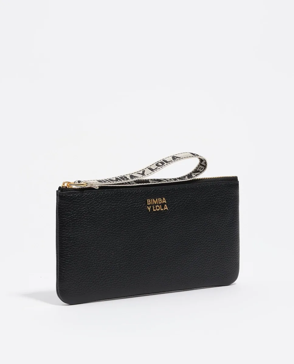 Длинный женский кошелек из черной кожи Bimba y Lola
Длинный женский кошелек из черной кожи Bimba y Lola