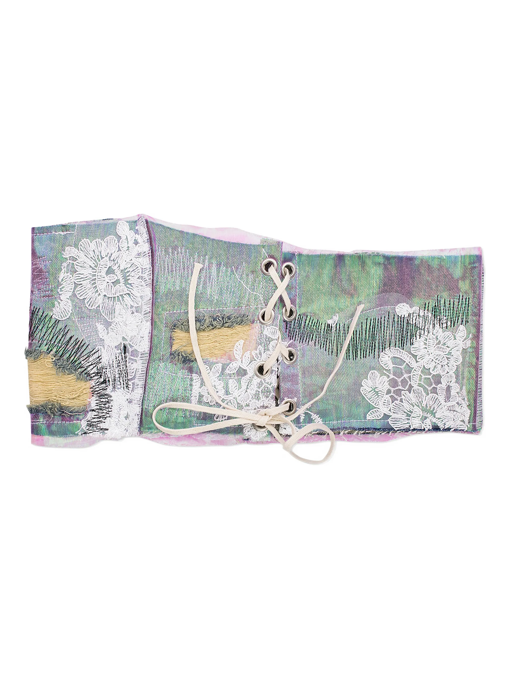 Кружевной укороченный топ Who Decides War, зеленый
Кружевной укороченный топ Who Decides War, зеленый