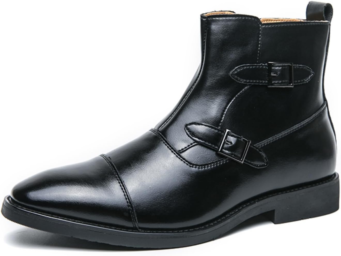 Мужские ботинки YRZHGDL Chelsea из кожи и замши с классической двойной пряжкой, носок с защелкой, черный
Мужские ботинки YRZHGDL Chelsea из кожи и замши с классической двойной пряжкой, носок с защелкой, черный