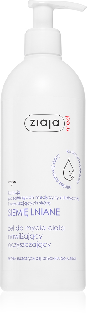 Гель для душа с льняным семенем Ziaja Med, 400 мл
Гель для душа с льняным семенем Ziaja Med, 400 мл