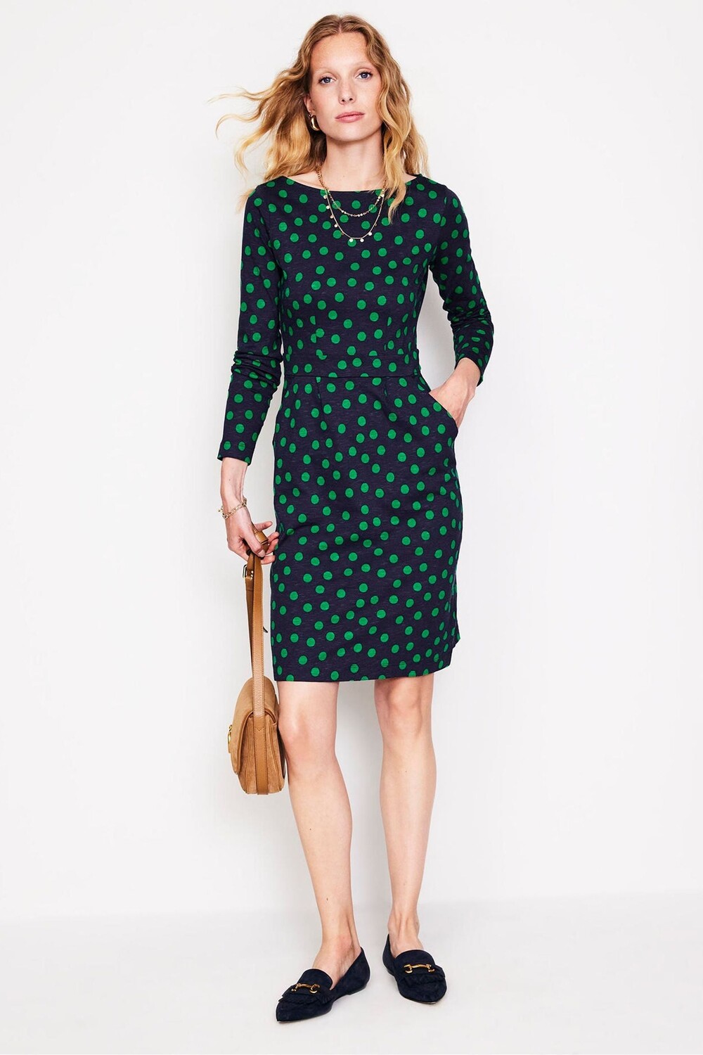 Платье Florrie с длинными рукавами Boden, синий
Платье Florrie с длинными рукавами Boden, синий