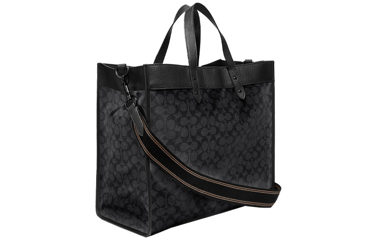 Полевая холщовая сумка с кожаными вставками Шоппер Сумка через плечо Кроссбоди Клатч Большого размера Женская Черная COACH
Полевая холщовая сумка с кожаными вставками Шоппер Сумка через плечо Кроссбоди Клатч Большого размера Женская Черная COACH