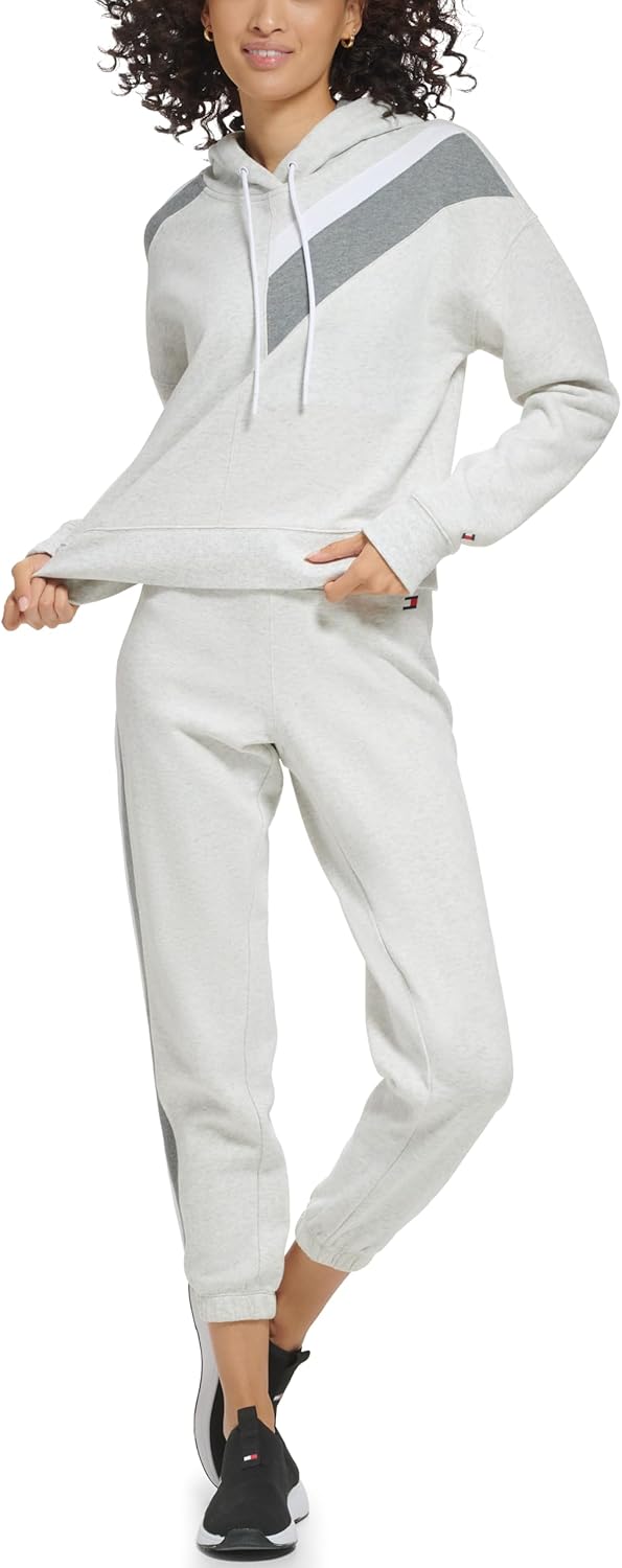 Женская флисовая толстовка с капюшоном Tommy Hilfiger с диагональными цветными блоками, White Stone Heather
Женская флисовая толстовка с капюшоном Tommy Hilfiger с диагональными цветными блоками, White Stone Heather