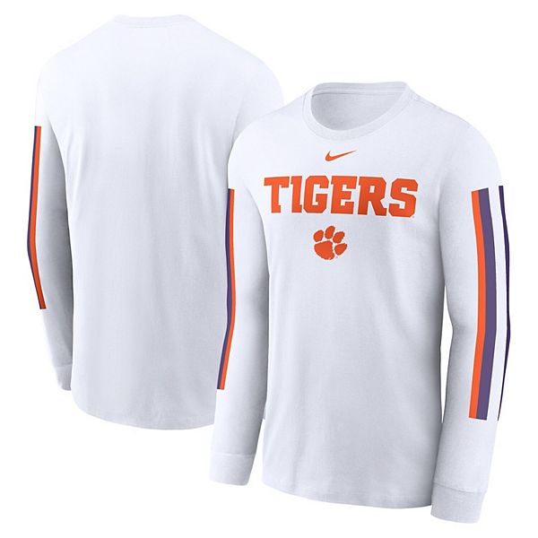 Мужская белая футболка с длинным рукавом Clemson Tigers Local Spirit Slogan Nike
Мужская белая футболка с длинным рукавом Clemson Tigers Local Spirit Slogan Nike