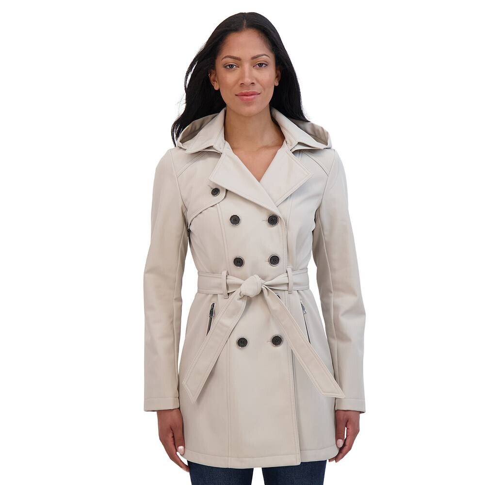 Женский двубортный тренч из софтшелла Sebby Collection, цвет Stone
Женский двубортный тренч из софтшелла Sebby Collection, цвет Stone