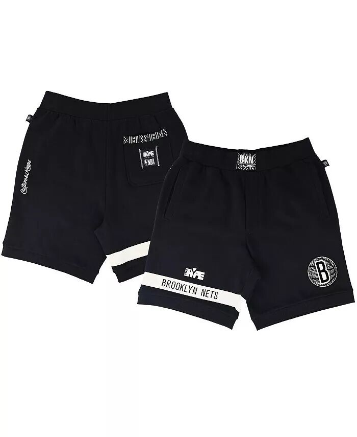 Мужские и женские классические флисовые шорты премиум-класса NBA x Black Brooklyn Nets Culture & Hoops Two Hype, черный
Мужские и женские классические флисовые шорты премиум-класса NBA x Black Brooklyn Nets Culture & Hoops Two Hype, черный