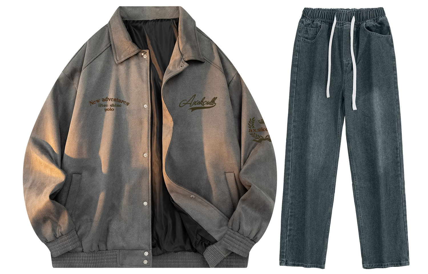 Повседневная спортивная одежда Unisex A.X.S.K, clothing set (top in темно-серый+pants in vintage синий)
Повседневная спортивная одежда Unisex A.X.S.K, clothing set (top in темно-серый+pants in vintage синий)