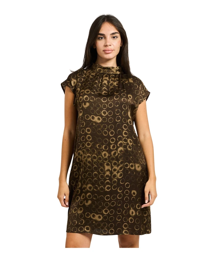 Короткое платье с круглым узором Manila Grace, зеленый
Короткое платье с круглым узором Manila Grace, зеленый