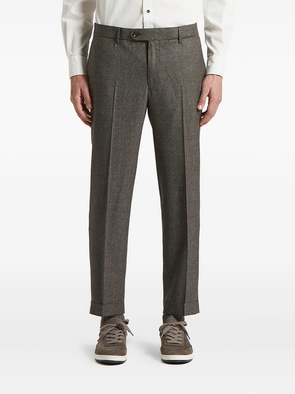 Фактурные брюки из шерсти Peserico, коричневый
Фактурные брюки из шерсти Peserico, коричневый