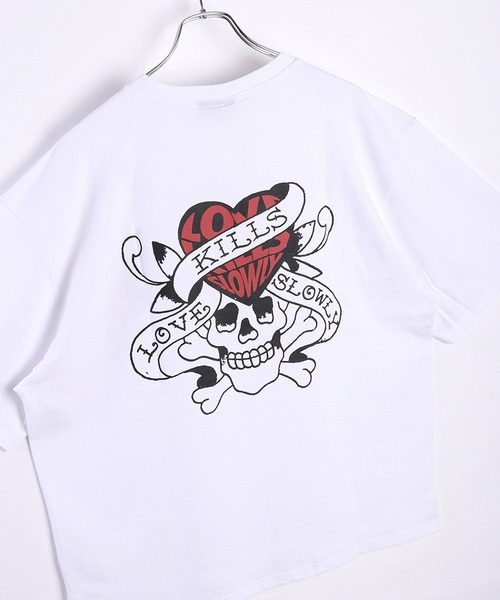 Футболка с коротким рукавом, принт Love Kill Ed Hardy, белый
Футболка с коротким рукавом, принт Love Kill Ed Hardy, белый