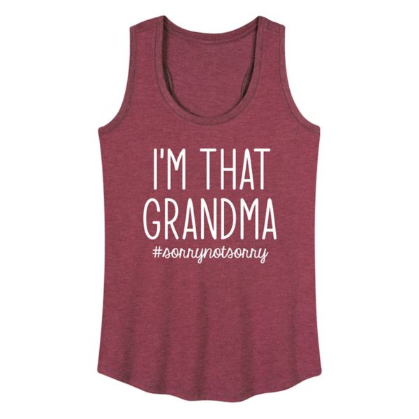 Женская майка с принтом «Я та самая бабушка, прости, не прости» Licensed Character, красный
Женская майка с принтом «Я та самая бабушка, прости, не прости» Licensed Character, красный