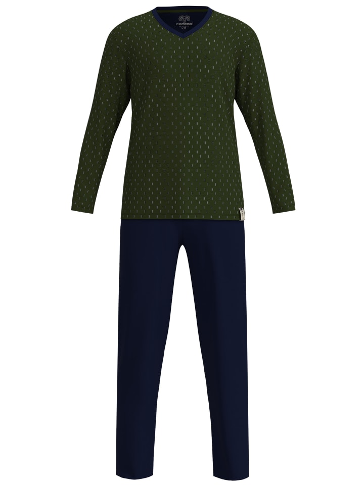 CECEBA Пижама Ларисы темно-зеленого цвета
CECEBA Пижама Ларисы темно-зеленого цвета