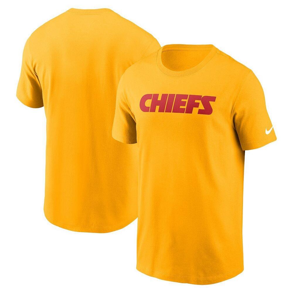 Мужская футболка Nike Gold Kansas City Chiefs Primetime Wordmark Essential, цвет Chf Gold
Мужская футболка Nike Gold Kansas City Chiefs Primetime Wordmark Essential, цвет Chf Gold