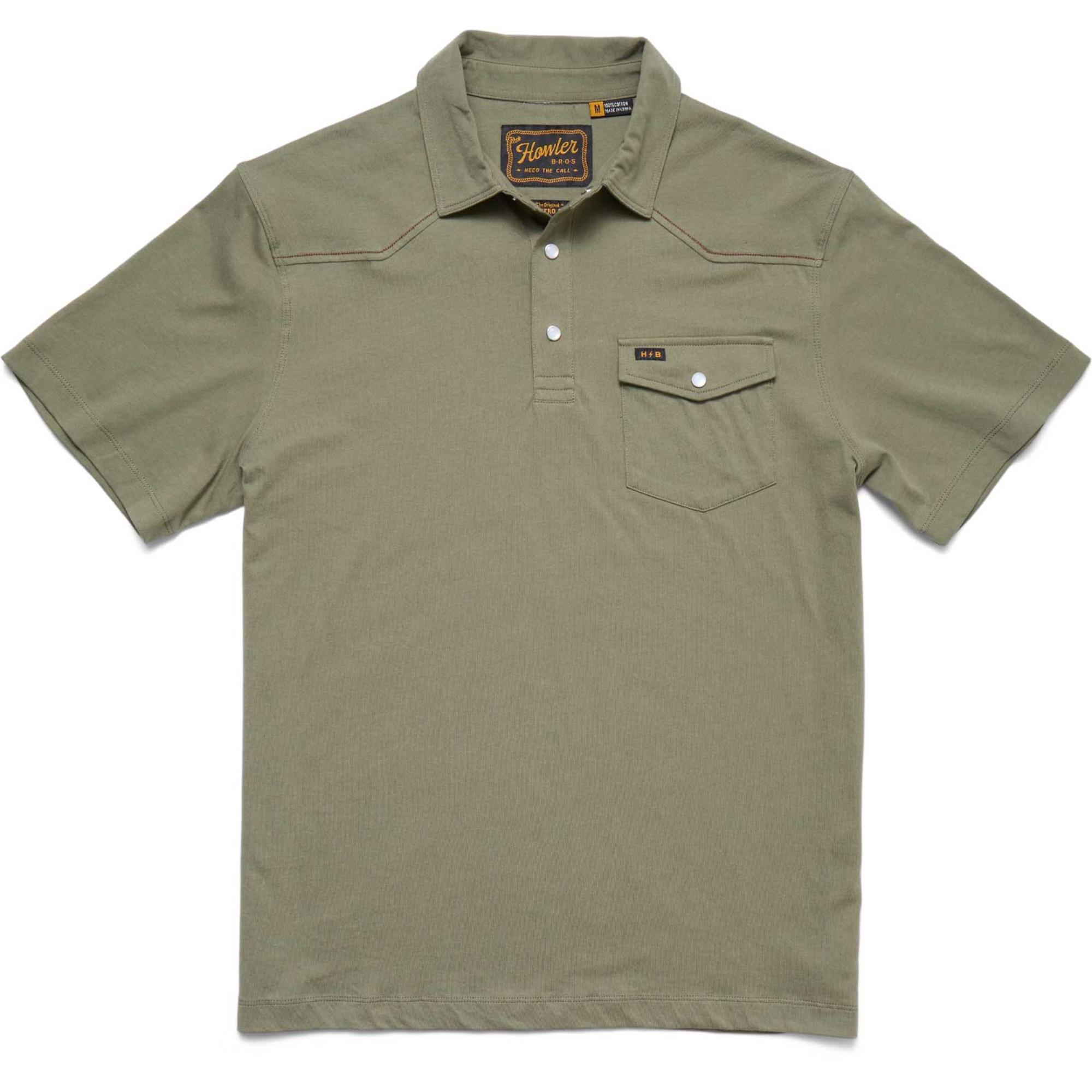 Мужская рубашка-поло с короткими рукавами Ranchero Howler Brothers, Cadet
Мужская рубашка-поло с короткими рукавами Ranchero Howler Brothers, Cadet