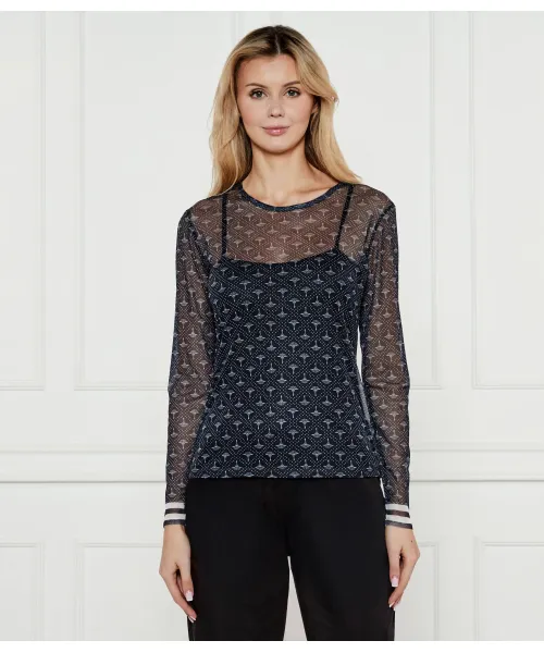 Блузка тули Joop!, синий 
Блузка тули Joop!, синий