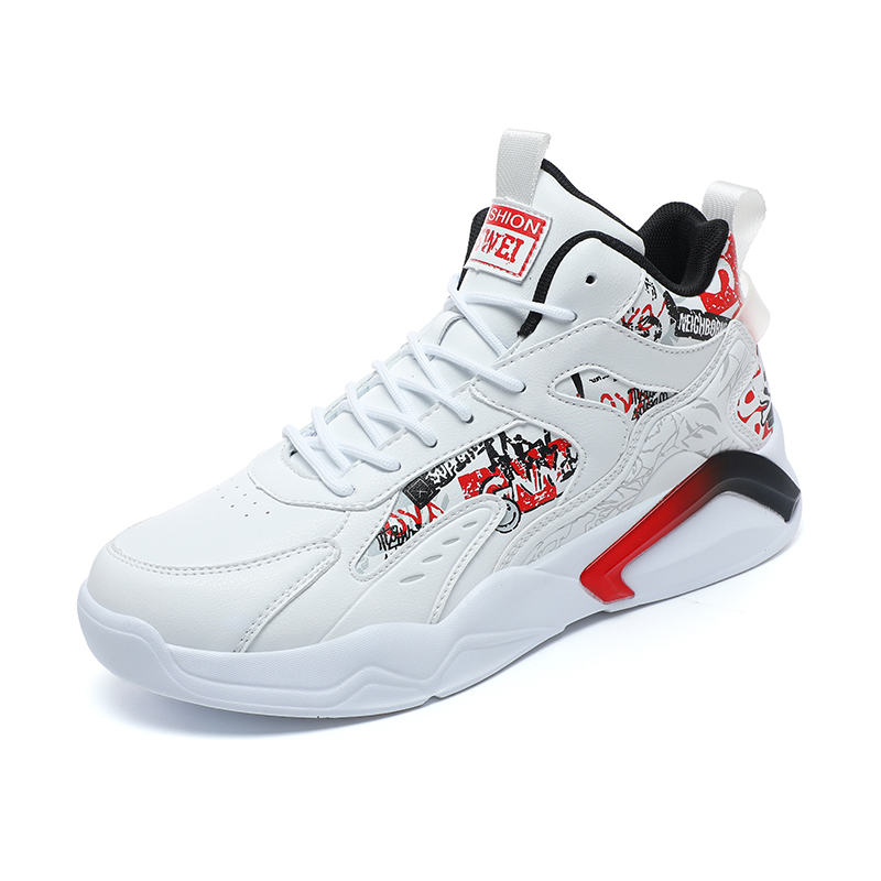 Мужские повседневные туфли с высоким берцем и противоскользящей подошвой, устойчивые к износу JSWEI, White Red
Мужские повседневные туфли с высоким берцем и противоскользящей подошвой, устойчивые к износу JSWEI, White Red