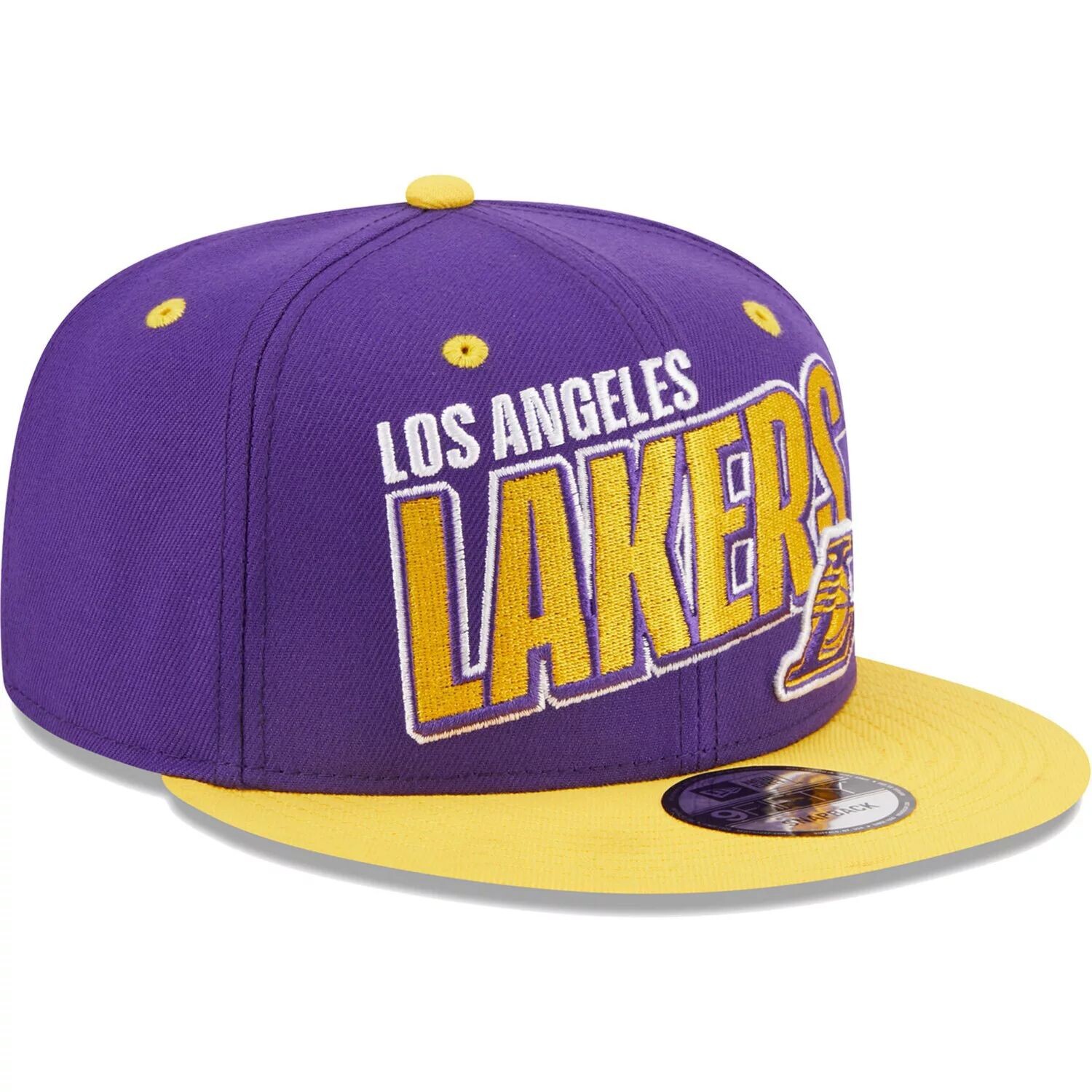 Мужская кепка New Era фиолетового/золотого цвета Los Angeles Lakers Stacked с наклоном, двухцветная кепка 9FIFTY Snapback
Мужская кепка New Era фиолетового/золотого цвета Los Angeles Lakers Stacked с наклоном, двухцветная кепка 9FIFTY Snapback