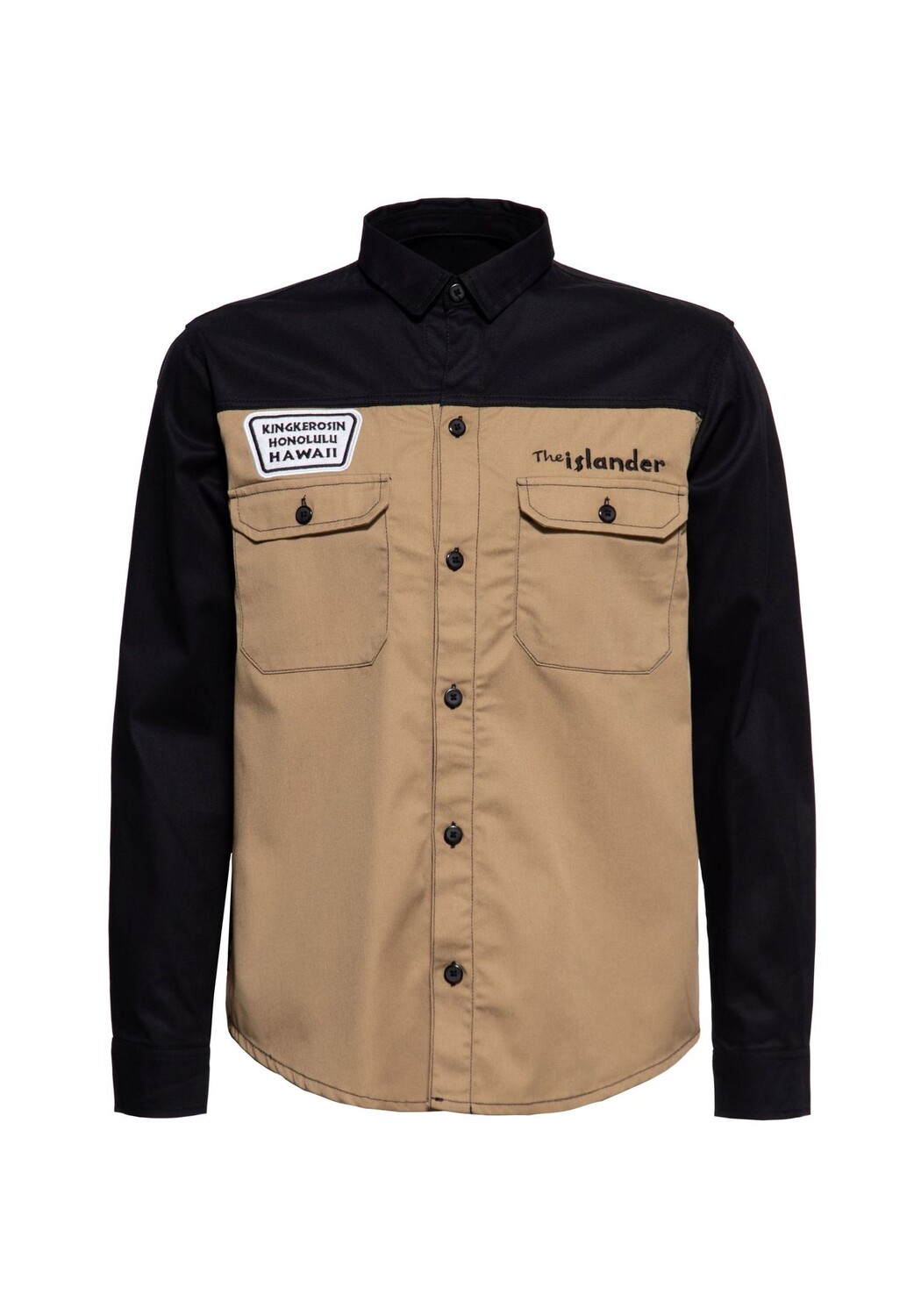 Рубашка с длинным рукавом, контрастными рукавами и кокеткой The Islander KING KEROSIN, черный
Рубашка с длинным рукавом, контрастными рукавами и кокеткой The Islander KING KEROSIN, черный