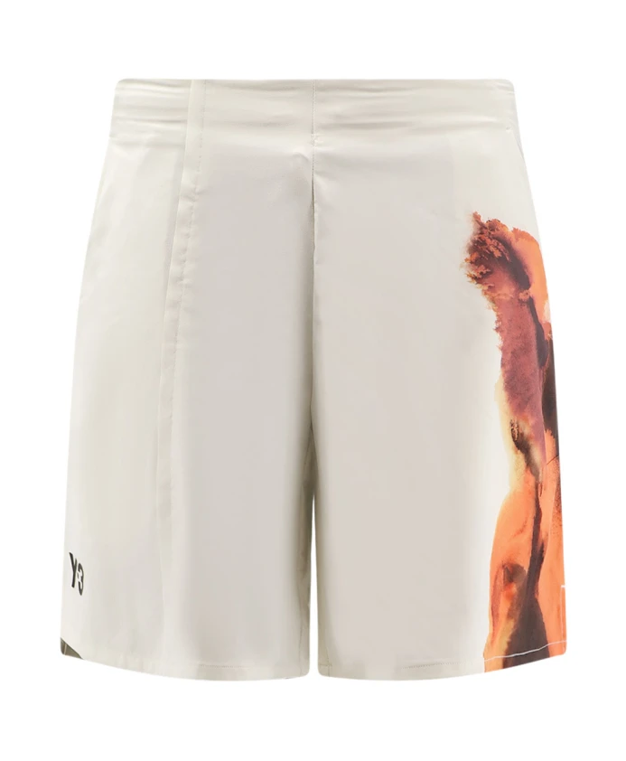 Шорты с боковым разрезом и принтом логотипа Y-3, белый
Шорты с боковым разрезом и принтом логотипа Y-3, белый