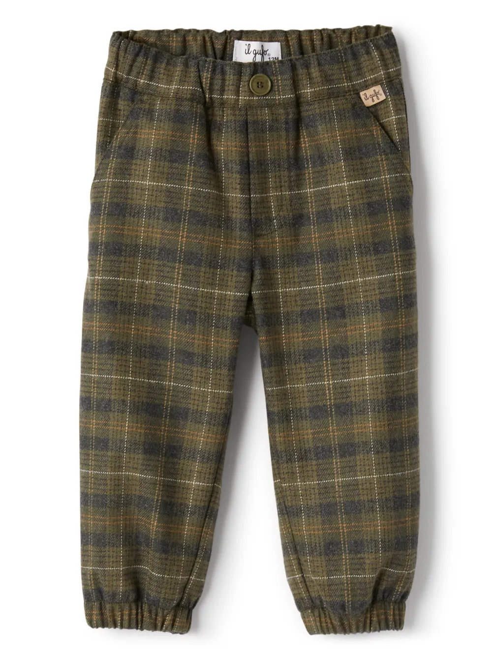Брюки в клетку тартан Il Gufo, зеленый
Брюки в клетку тартан Il Gufo, зеленый