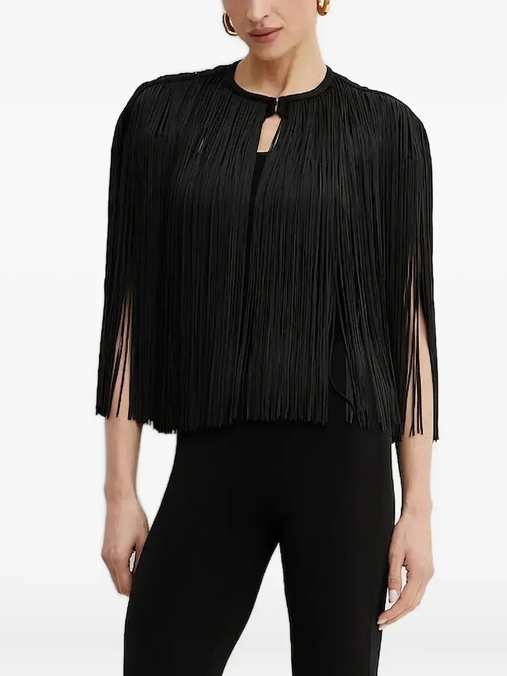 Блузка с бахромой Hervé Léger, черный
Блузка с бахромой Hervé Léger, черный