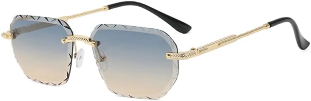 Солнцезащитные очки с защитой от УФ-излучения UV400 | Без оправы, линзы Ocean | Для женщин и мужчин, для занятий спортом на открытом воздухе и вождения DSVIGF, Gold-bluebrown
Солнцезащитные очки с защитой от УФ-излучения UV400 | Без оправы, линзы Ocean | Для женщин и мужчин, для занятий спортом на открытом воздухе и вождения DSVIGF, Gold-bluebrown