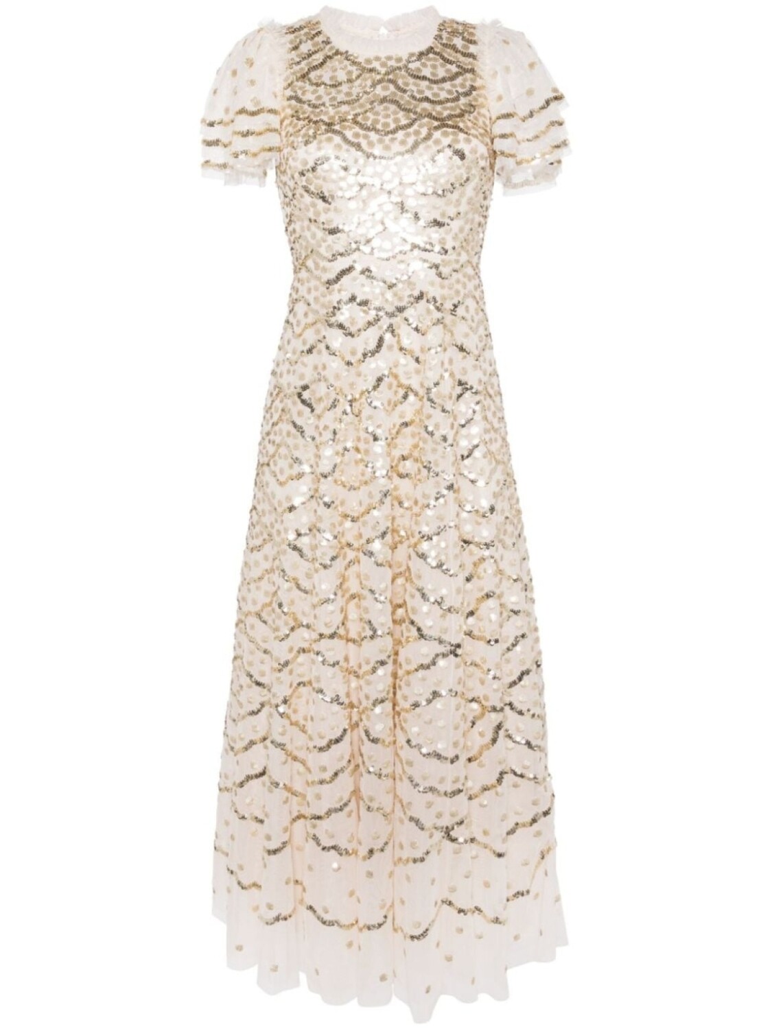 Needle & Thread платье макси с блестками Deco Dot, нейтральный цвет
Needle & Thread платье макси с блестками Deco Dot, нейтральный цвет