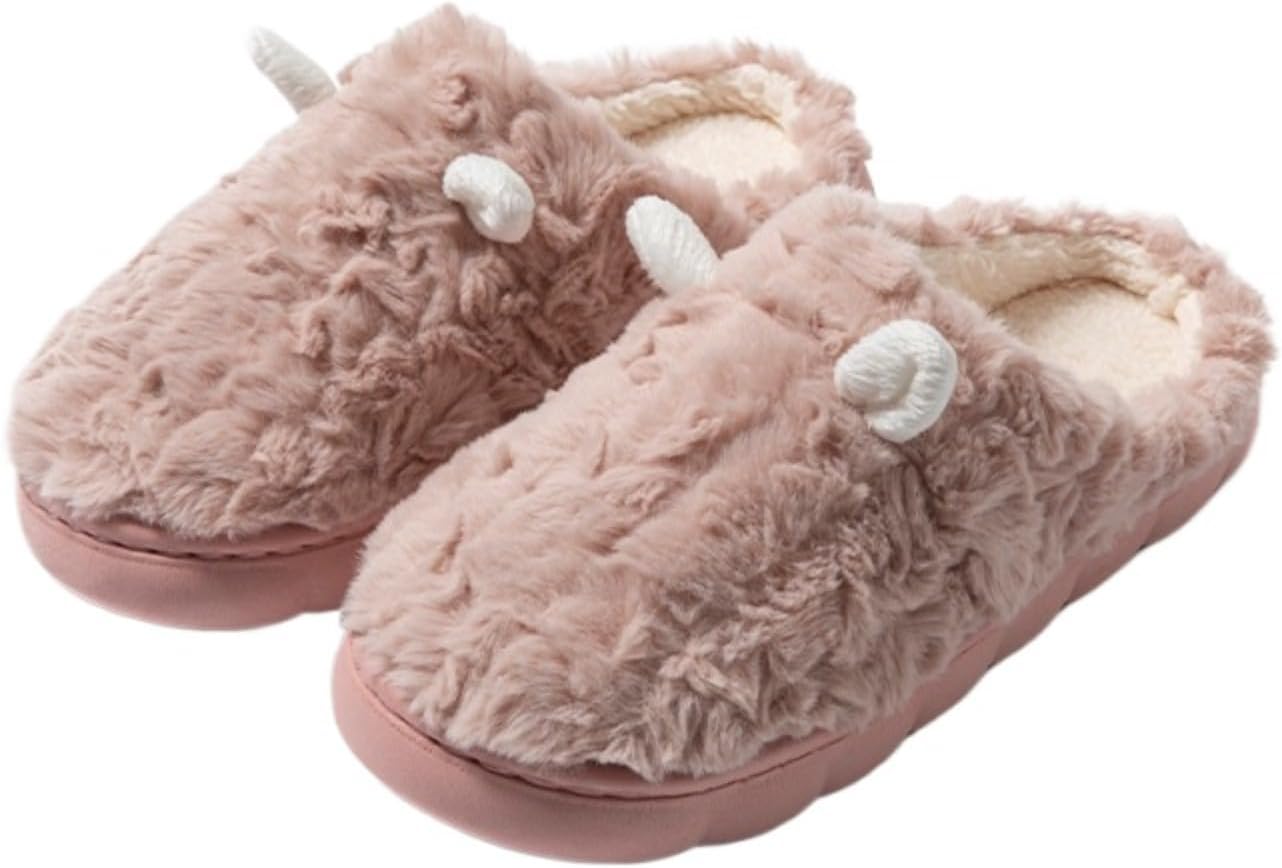 Милые толстые плюшевые тапочки для женщин и мужчин с мягкой подошвой, теплые для дома на осень и зиму Azttoztto, розовый
Милые толстые плюшевые тапочки для женщин и мужчин с мягкой подошвой, теплые для дома на осень и зиму Azttoztto, розовый