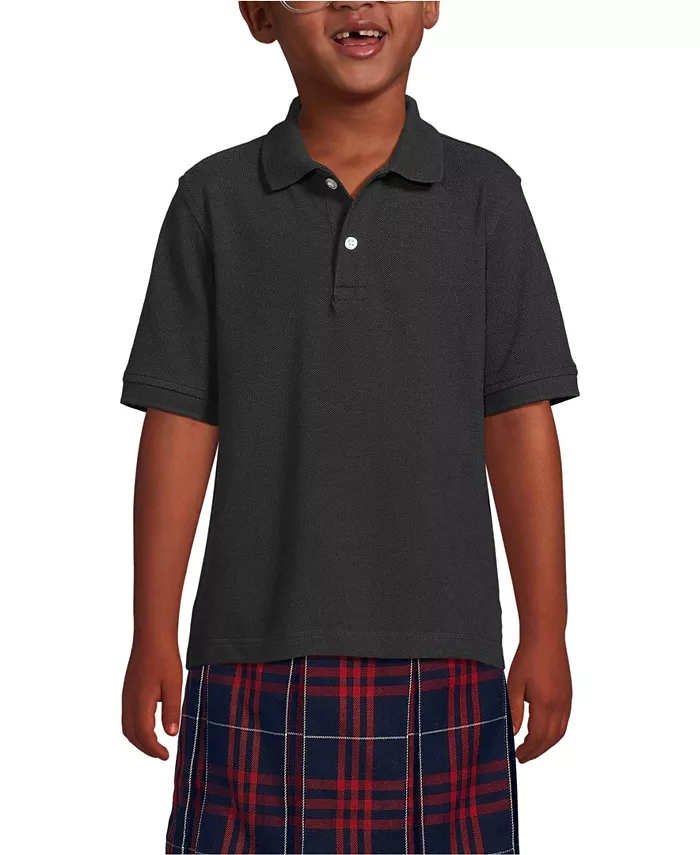 Школьная форма для девочек: поло с коротким рукавом из сетчатой ткани Lands' End, черный
Школьная форма для девочек: поло с коротким рукавом из сетчатой ткани Lands' End, черный