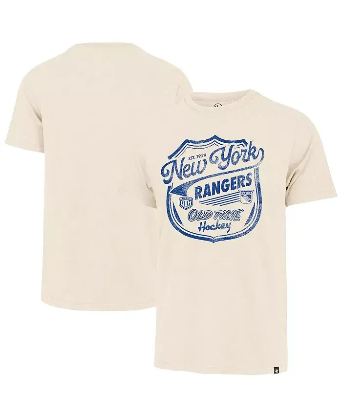 Мужская футболка New York Rangers Poke Check Franklin кремового цвета '47 Brand
Мужская футболка New York Rangers Poke Check Franklin кремового цвета '47 Brand